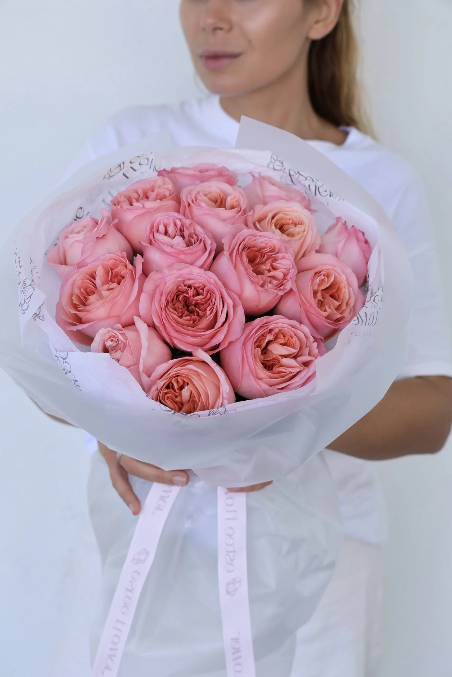 Pink Xpression Roses Bouquet | Pink Garden Roses in Miami
