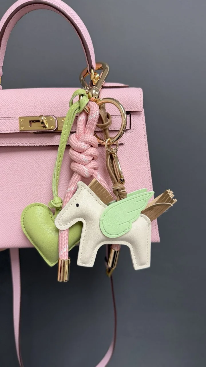 bag charm Flying Horse boat rope keychain charm accessory gift