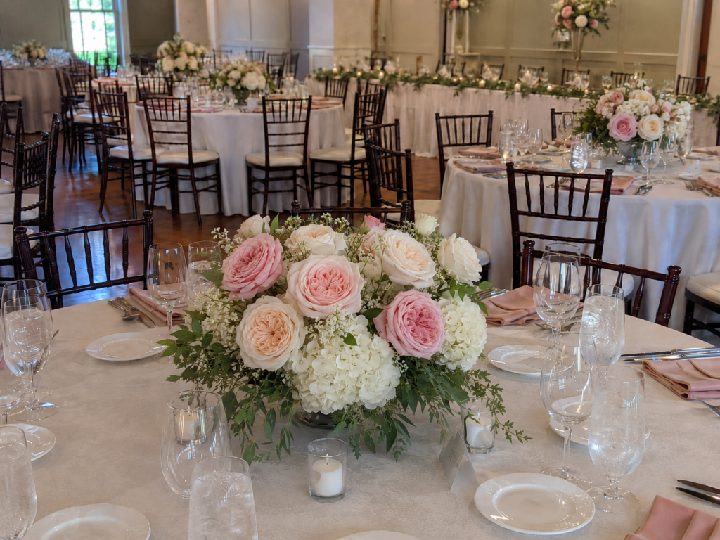 Floral Arrangements for Wedding Reception Tables