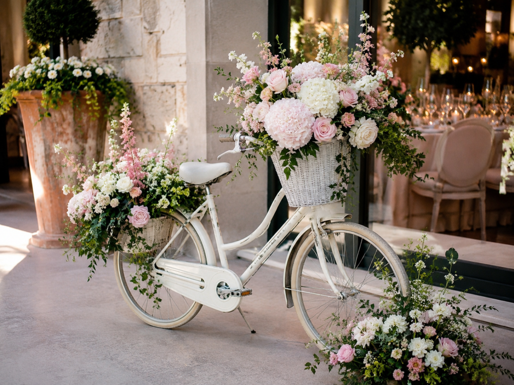 Flower Bike for Event Decoration