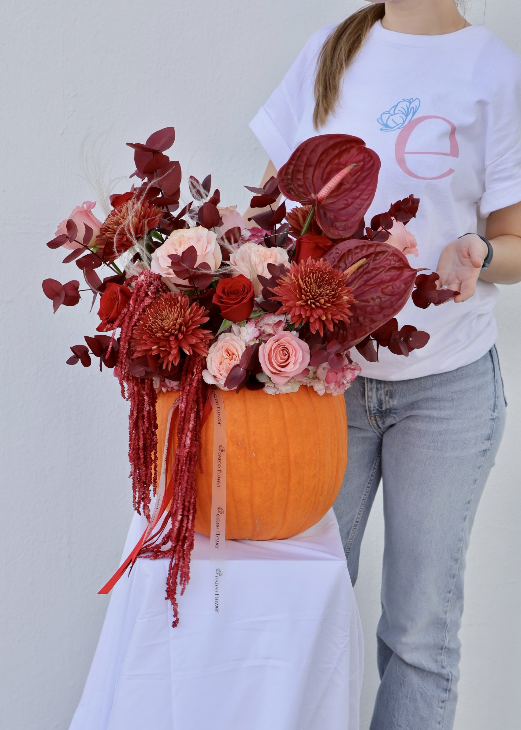 Fall Sensation Pumpkin Arrangement