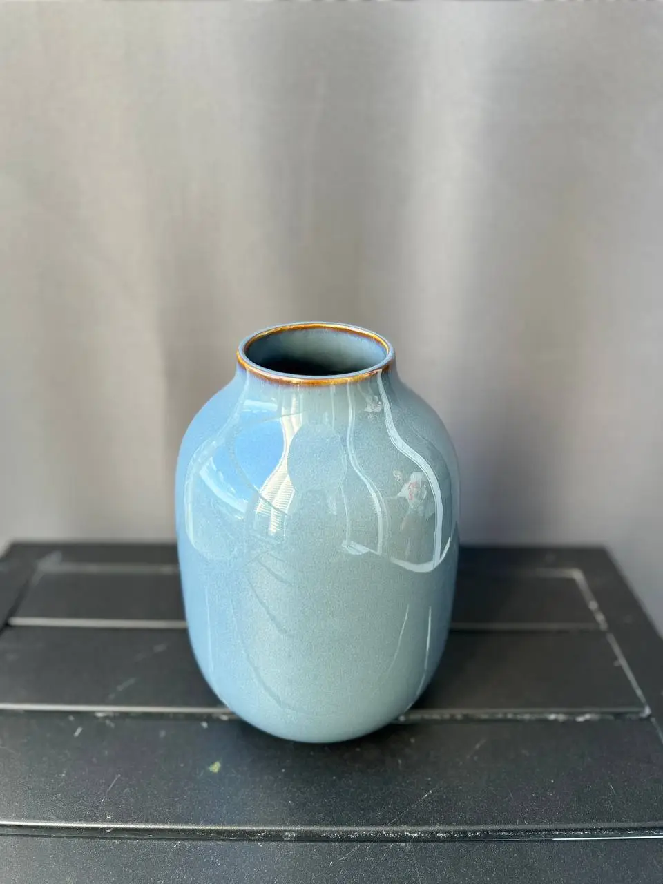 Villeroy and Boch vase luxury earthenware flower vase with unique glaze