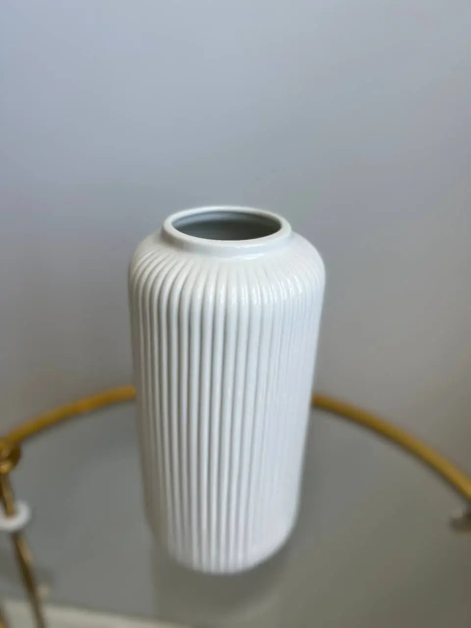 minimalist vase 9.8 in tall modern flower vase for bouquets